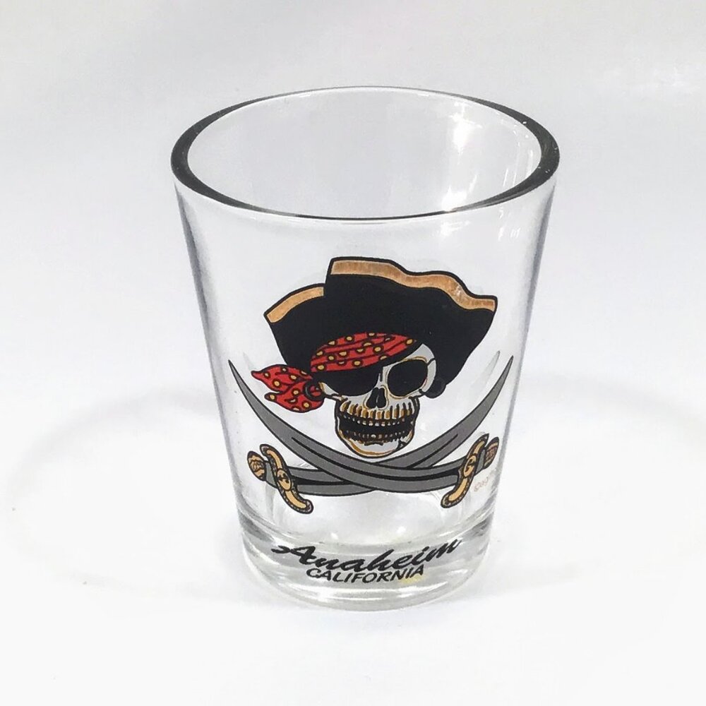 Anaheim California Pirate with Swords Shot Glass - Souvenir - Collectible